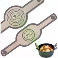 ราคา แผ่นรองอบซิลิโคน ใช้ซ้ำได้ ชุด 2 ชิ้น สลิงขนมปัง ด้ามยาว แผ่นนวดแป้ง แผ่นโอนแป้ง เครื่องมืออเนกประสงค์ (1732174727324076930)