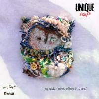 ราคา UNIQUE Craft เข็มกลัดน้องนกฮูก 1 ชิ้น งานฝีมือประณีต ดีไซน์น่ารัก สำหรับเครื่องประดับ (1734408429854099070)