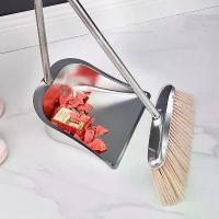 ราคา เก็บเงินปลายทาง. ชุดไม้กวาดสแตนเลส ไม้กวาดพร้อมที่ตักผง ที่โกยผงชุดที่โกยผงเอนกประสงค์ ไม้กวาดพร้อมที่ตักขยะ ห้องครัว Home Supplies (1732741648075818059)