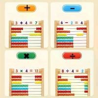 ราคา Wooden Calculation Rack with 120 Cards and Addition, Subtraction, Multiplication, Division Formula Table, Perfect for Elementary Mathematics Demonstration, Science Education Tool (1734025786306824133)