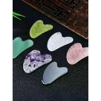 ราคา หินกัวซา gua sha กระดานขูดคริสตัลอเมทิสต์สีชมพูธรรมชาติ แผ่นขูดออบซิเดียน แผ่นขูดใบหน้าหยกแท่งดึงเส้นเอ็น จุดทั่วไปสำหรับทั้งตัว (1734208081302619440)