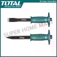 ราคา Total เหล็กสกัดปากแบน + เหล็กสกัดปากแหลม ด้ามหุ้มยาง ขนาด 10 นิ้ว / 12 นิ้ว ( Cold Chisel ) (1733986320777054033)
