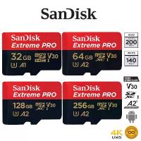 ราคา SanDisk Extreme Pro micro SD card SDHC 32GB SDXC 64GB 128GB 256GB 512 GB 1TB speed r/w 200/140 MB/s (sdsqxcd) memory card gopro8 gopro9 drone (1732128837715265860)