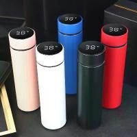 ราคา พร้อมส่ง. Vacuum Water Bottle Temperature Measuring Bottle Displays Temperature Numbers. 500ml Hot-Cold Glass Custom Water Bottles with Logo Available Kw777 (1734149353066039114)