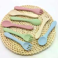 ราคา [COD] 2Pcs/Set Soft Silicone Baby Training Spoon Fork Set Kids Tableware Infant Toddler Feeding Accessories (1733466134944711985)