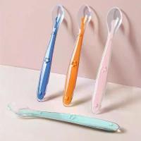 ราคา [COD] 2 Pcs Baby Silicone Spoon Learning Spoon Set Stars Tableware Kids Soft Silicone Feeding Spoon Training Baby Reborn Silicone (1733440334645069105)