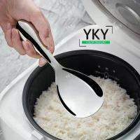 ราคา Non-stick Rice Spoon Rice Serving Scooper Stainless Steel Large Spoon Serving Utensils Metal Spoons (1733304711917438704)