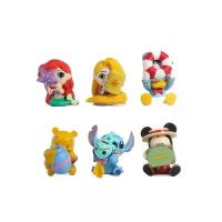 ราคา 6pcs Stitch Donald Duck Pooh Bear Classic Characters Cute Chibi Action Figure Desktop Ornament (1734053611338564979)