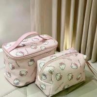 ราคา กระเป๋าเครื่องสำอาง HELLO KITTY กันน้ำ พกพาสะดวก น่ารัก ความจุขนาดใหญ่ กระเป๋าเก็บเครื่องสำอางแบบพกพา อุปกรณ์แต่งหน้า (1733768726476916045)