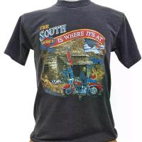 ราคา เสื้อฟอกเฟด90s เสื้อเฟด เสื้อ3dฮาเลย์ Southกระท่อม คอกลม ไม่มีตะเข็บข้าง ชายเสื้อเย็บเดี่ยว วินเทจ (1732668022833120746)