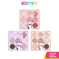 ราคา [เก็บเงินปลายทาง] NEE CARA Cat 9-Color Eyeshadow 13.5g นี คาร่า อายแชโดว์พาเลทยูนิแมว 9 สี (1732986710679455006)
