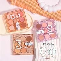 ราคา [จัดส่งทันที] NEE CARA Cat 9-Color Eyeshadow 13.5g นี คาร่า อายแชโดว์พาเลทยูนิแมว 9 สี (1732862727031326369)