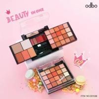 ราคา บิ๊กเนม ปิ่นเต้, ชุดกักตุน, Od1006 Odbo Beauty in One Odbo Makeup Set Palette That Includes Eyeshadow, Blush, Lip Gloss, Highlighter, and Contour. ปรับสีผิว, เบาและโปร่งใส, (1734243946778494652)