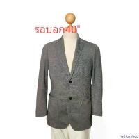 ราคา เสื้อสูทผู้ชาย เบลเซอร์ มือสอง Brand : UNIQLO สินค้าดี (1733782027855758589)