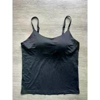 ราคา สินค้าแนะนำ Bra Top Uniqlo AIRism เสื้อสายเดี่ยวเสริมฟองน้ำ สีดำ ไซส์ XL (1733586028646663190)