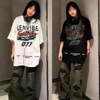 ราคา แขนสั้น yzhdona-a-kind ขนาดใหญ่ ดีไซน์ใหม่สวยงาม สไตล์สบายๆ แขนสั้นคู่ Bu-T Vonda เสื้อผู้หญิงหลวมที่นุ่ม เหมาะสำหรับชุดสีดำ Uniqlo และ Prada ชุดเดรสที่มีระดับและน่าดึงดูด สไตล์ผ (1733501459917604467)