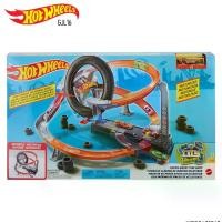 ราคา ชุดราง Hot wheels HYPER-BOOST TIRE SHOP +แถมฟรีรถ 1คัน ในชุดมีตัวเร่ง รถสามารถวิ่งเองได้ ราง Hotwheels ลิขสิทธิ์แท้ (1729575757722257639)