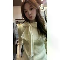 ราคา เสื้อยืดแขนยาว สไตล์เกาหลี ลายลูกไม้โบว์ หวานๆ Honey-Honey (1732715151364752435)