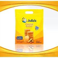 ราคา ๋ีJulie's peanut butter sandwich biscuits ขนม ขนมปังกรอบสอดไส้ครีม เนยถั่ว ตรา จูลี่ส์ (Julie's Brand) ขนาด 360 กรัม (1734303633148249465)
