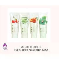 ราคา ส่งฟรี. Nature Republic fresh herb cleansing foam โฟมล้างหน้า เนเจอร์ รีพับลิค 170 ml (1733649944252942056)