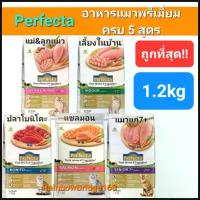 ราคา Perfecta Salmon Indoor Bonito Senior7+ Kitten & Mother 1.2kg Cat เพอร์เฟคต้า อาหารแมวพรีเมี่ยมครบ 5 สูตร ถุงขนาด 1.2กก คําแนะนําผลิตภัณฑ์ใหม่ของเดือนนี้ (1734392265088664928)