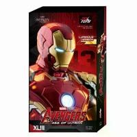 ราคา (ลิขสิทธิ์แท้) Iron Man MK43 (รุ่นมีไฟ) with Lighting Function Scale 1/10 (7 Inch) 1907-43 (1730881682271931345)