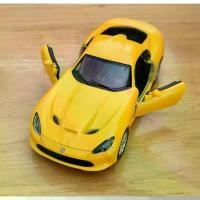 ราคา [จัดส่งทันที] Metal Car Model 2013 Dodge Srt Viper Gts Scale 1:36 Sports Car, No Box (1734338943799822279)