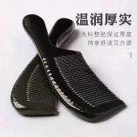 ราคา 2025 New Style Wholesale Black Yak Horn Comb Genuine Women's Long Hair Home Use Yak Horn Health Massage Comb (1733240928488556429)