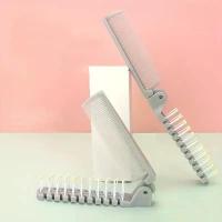 ราคา หวีพับเดินทาง ขนาดพกพา กะทัดรัด สองด้าน แปรงผมแบบพกพา เหมาะสำหรับทุกสภาพผม หวีซี่ ห่าง หวีขน ม้า แปรง ย้อมผม แหนบ ถอน ผม หงอก hot comb หวี วุ้น ปลา roller ซ่อน มีด thermal brush (1732242695028444044)