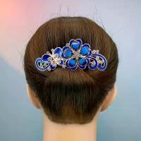ราคา Vintage Butterfly Flower Decor Hair Comb Rhinestone Hair Comb Crystal Wedding Party Headpiece Hair Accessories (1734264319093736947)