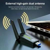 ราคา "เราเตอร์ เราเตอร์ wifiตัวรับสัญญาณ WiFi USB 1800Mbps ตัวรับสัญญาณ WIFI เหมาะสำหรับคอมพิวเตอร์แล็ปท็อปกล่องทีวีอะแดปเตอร์ไร้สาย WiFi wifi ใส่ซิม router ใส่ซิม (1733702844519843453)