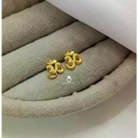 ราคา Discount ต่างหูแบบติดหูชุบทองคำแฟชั่น Om 0501 ชุบไมครอนทองคำแท้ (1734028955275266015)
