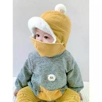 ราคา Discount 50% baby hat autumn winter boys cap ear protector baby hat windproof cap children mask girls Lei Feng hat winter style (1733476229962565068)