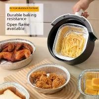 ราคา ถาดกระดาษฟอยล์สำหรับหม้อทอดไร้น้ำมัน ใช้ในครัวเรือน ทนความร้อนสูง ใช้แล้วทิ้ง ถาดกระดาษฟอยล์ เตาอบ ชามกระดาษฟอยล์หนา กล่องกระดาษฟอยล์ในครัว (1733303794140808813)