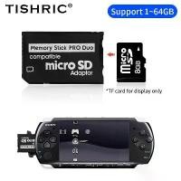 ราคา อะแดปเตอร์ TISHRIC สำหรับการแปลง MicroSD เป็น MS (MS Pro Duo) รองรับการอ่านการ์ดหน่วยความจำ SDHC และ Mini Memory Stick รุ่นสำหรับ Sony PlayStation Vita (PSV) / PSP ซีรีส์ 1 ความจุ 64GB (17343758953252
