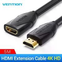 ราคา Vention HDMI Extension Cable Male to Female HDMI Cable 4K 3D 1.4v HDMI 1M/2M/3M/5M Extended Cable for HD TV LCD Laptop PS3 Projector (1734071363339781880)