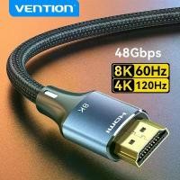 ราคา Vention HDMI 2.1 Cable HDMI to HDMI Cable 48Gbps 8K 60Hz 4K 120Hz for laptop PC monitor PS4 PS5 projector ของแท้ TV connection signal cable 1m 1.5m 2m 3m 5m HDMI extension cable (1734458561207502639)