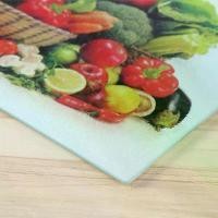 ราคา เขียง เขียงแก้ว เขียงกระจก มี 4 ขนาด เขียงทำครัว เขียงแก้วลายผักผลไม้ เขียง Peaco Steps เขียง (1734188253576070789)