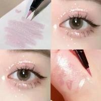 ราคา Sparkling Diamond Highlighter Pen UD Light Pink Rose Eyeliner Brightening Liquid Pearlescent Long-lasting Waterproof Student Pure Desire (1734183256865998553)