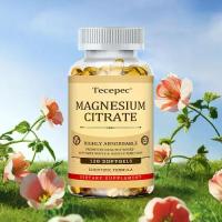 ราคา Tecepec Bone Health: Magnesium Capsules, Rich In Magnesium Citrate, Support Healthy Nerve Function And Muscle Function (30/60/120 Capsules) (1733935042095843123)