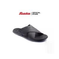 ราคา Bata บาจา รองเท้าแตะ รองเท้าแตะใส่สบาย รองเท้าลำลอง สำหรับผู้ชาย รุ่น Salvador สีดำ 8616884 (1729582673156147866)
