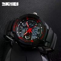 ราคา นาฬิกาสปอร์ตสำหรับเด็ก, SKMEI, นาฬิกาควอทซ์ดิจิตอลสำหรับเด็ก, จอแสดงผลคู่, กันน้ำ, ไฟ EL, นาฬิกาข้อมือ, สำหรับเด็กผู้ชาย, 1060 (1732192593525638616)