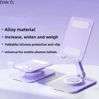 ราคา DAN EL หมุนได้ 360 ° หมุนได้ ที่วางโทรศัพท์ปรับได้ แบบพับได้ โลหะ ที่วางโทรศัพท์มือถือ ปรับได้ แบบพกพา ขาตั้งโทรศัพท์มือถือแบบตั้งโต๊ะ ที่วางโต๊ะ (1734443813888034581)