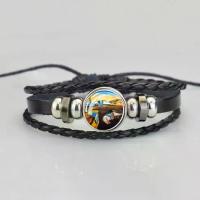 ราคา สร้อยข้อมือหนังถัก, Salvador Dalí การต่อเนื่องของภาพวาดศิลปะความทรงจำ, สำหรับผู้ชายและผู้หญิง, สร้อยข้อมือปุ่มแฟชั่น, สร้อยคอสีเหล็กจี้ (1731613848835098566)