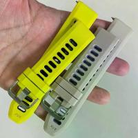 ราคา Silicone smartwatch alarm clock, two-tone, 22mm quick-release strap, for Huawei GT/Amazfit/Xiaomi S4/Honor/Suunto, sports strap. (1733450564566287529)