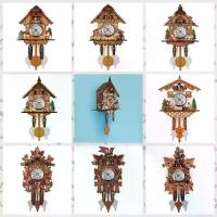 ราคา ศิลปะหัตถกรรมหัตถกรรม หอคอยป่าไม้ นาฬิกาลูกตุ้มไม้โบราณ เงียบไร้เสียง ทำจากไม้ นาฬิกาไม้ติดผนัง รูปแบบที่สมจริง วินเทจ 3D chiming CLOCK ห้องนั่งเล่นในห้องนั่งเล่น (1734331902465639916)