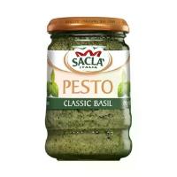ราคา COD. Pesto Sauce Made from Italian Basil Leaves, Sacla Classic Basil Pesto 190g. อาหารทดแทน (1734432531852330483)
