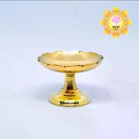 ราคา พานทองเหลือง (แท้) ขอบหยัก (พานจีบ) ขนาดเล็ก กระถาง ธูป พระราชทาน (1732824253920675230)