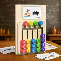 ราคา Wooden Educational Cards Five-Color Word Puzzle Game Exercise Thinking Ability Early Education Cognitive Enlightenment Toy (1734070840158225824)