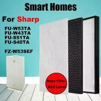 ราคา (พร้อมส่ง) แผ่นกรองคาร์บอน Hepa FZ-W53SEF สําหรับเครื่องฟอกอากาศ Sharp FU-W53TA FU-W43TA FU-S51TA FU-S40TA (1734376686060799994)